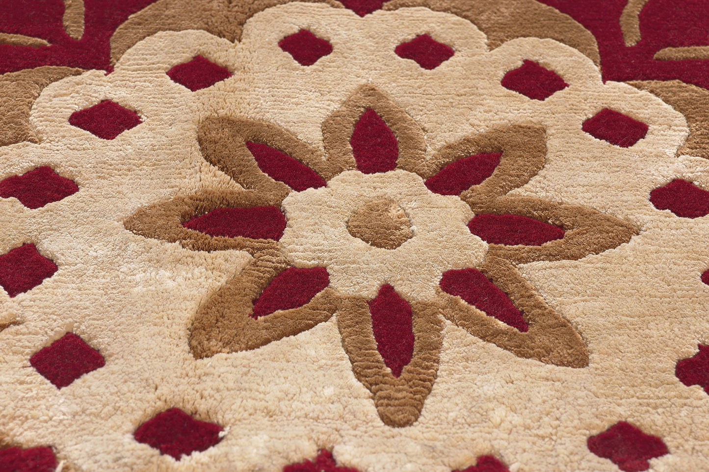 8 x 10 Floral Mandala Chinese Rug 78539