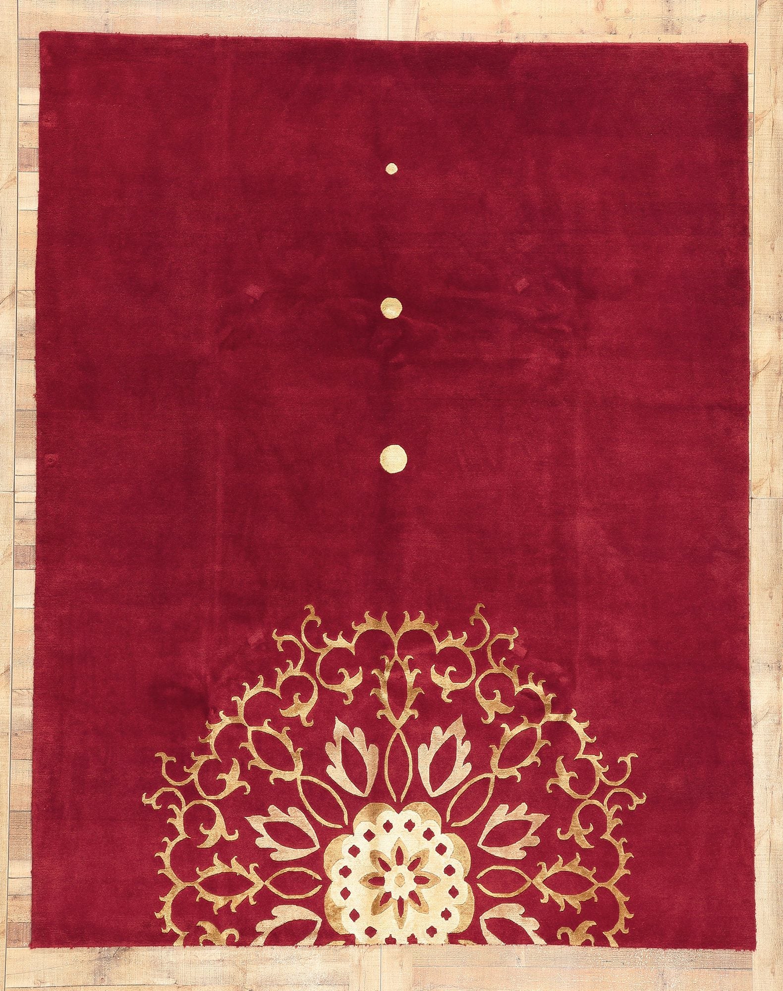 8 x 10 Floral Mandala Chinese Rug 78539