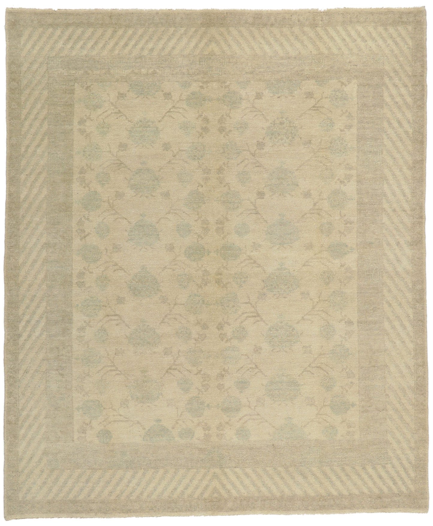 8 x 10 Vintage-Inspired Khotan Rug 30096