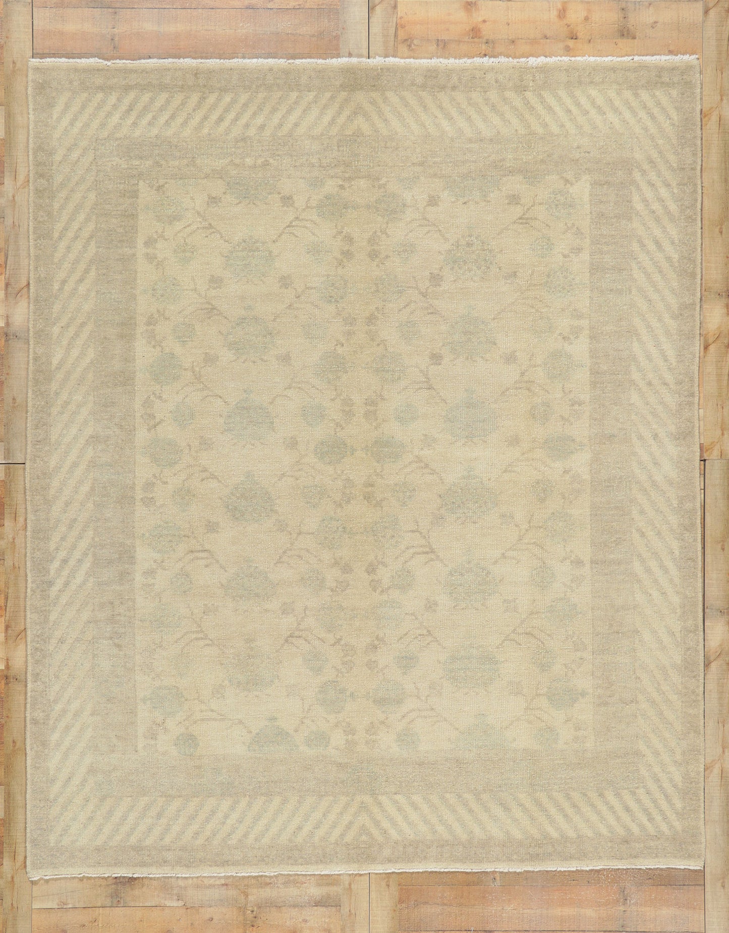 8 x 10 Vintage-Inspired Khotan Rug 30096