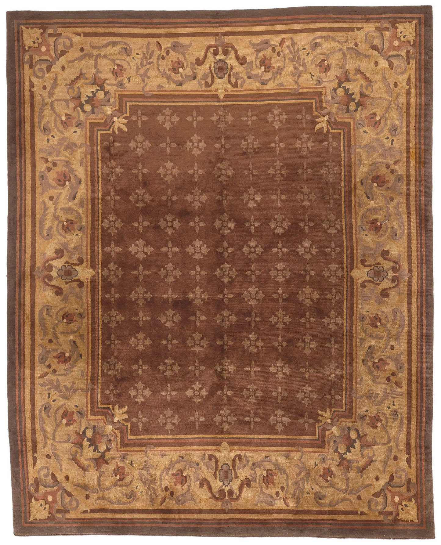 8 x 10 Vintage Tibetan Rug 78458