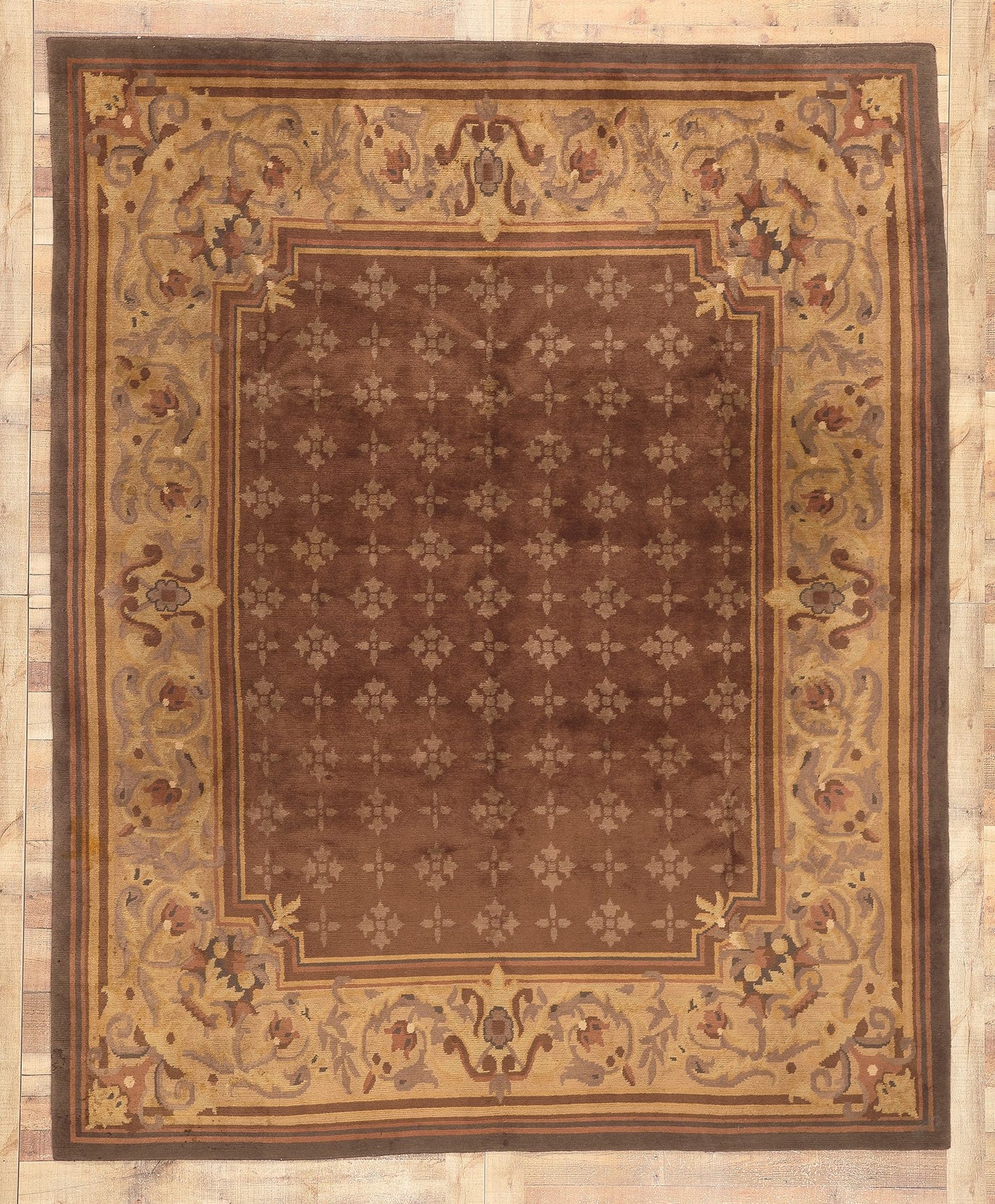 8 x 10 Vintage Tibetan Rug 78458