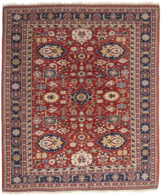 8 x 10 Vintage Turkish Oushak Rug 78646