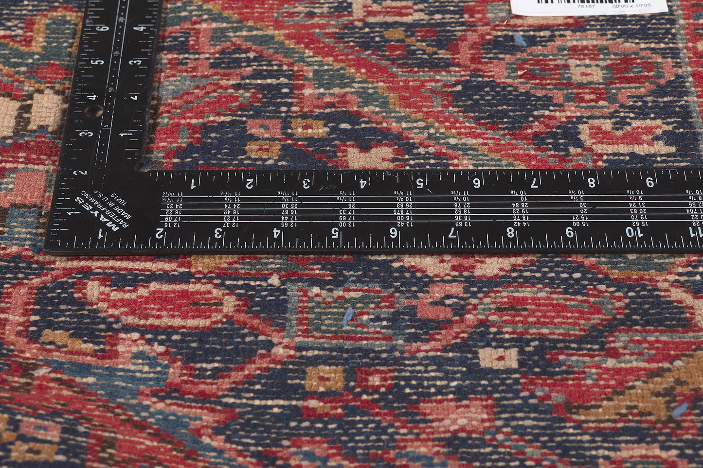8 x 10 Vintage Persian Heriz Rug 78157