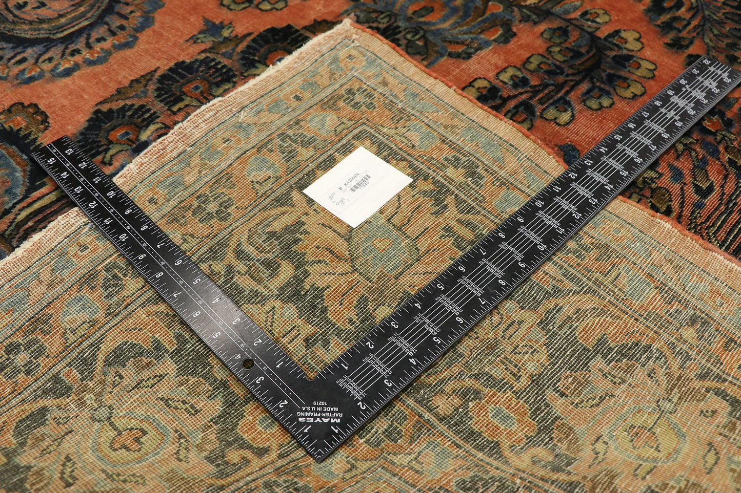 8 x 11 Antique Persian Kashan Rug 71540