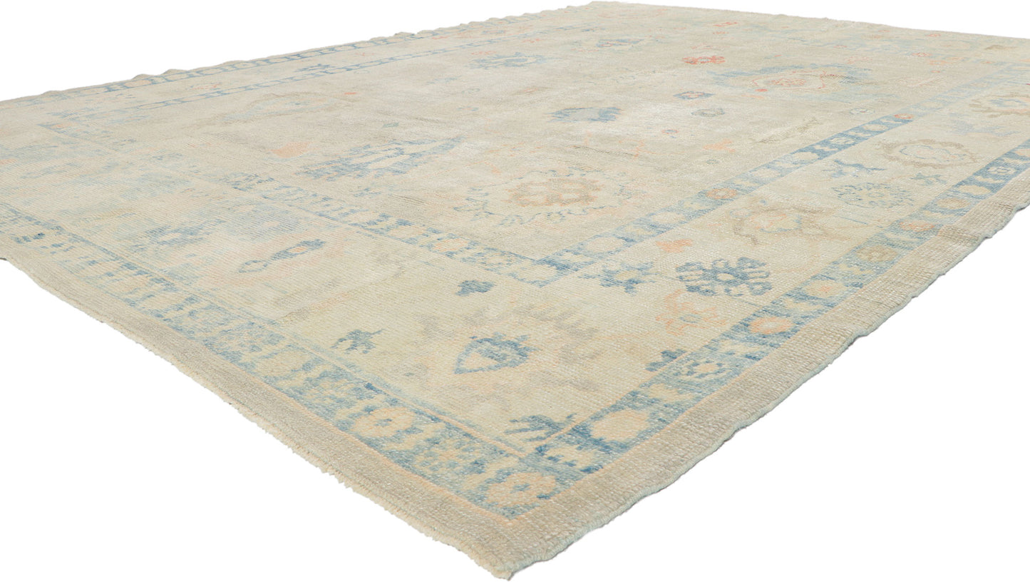 8 x 11 Colorful Turkish Oushak Rug 53802