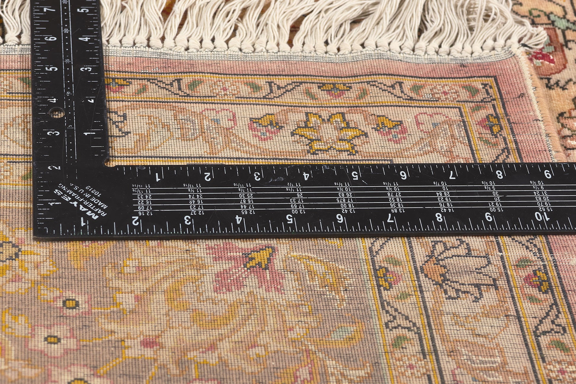 8 x 11 Vintage Persian Tabriz Rug 77721