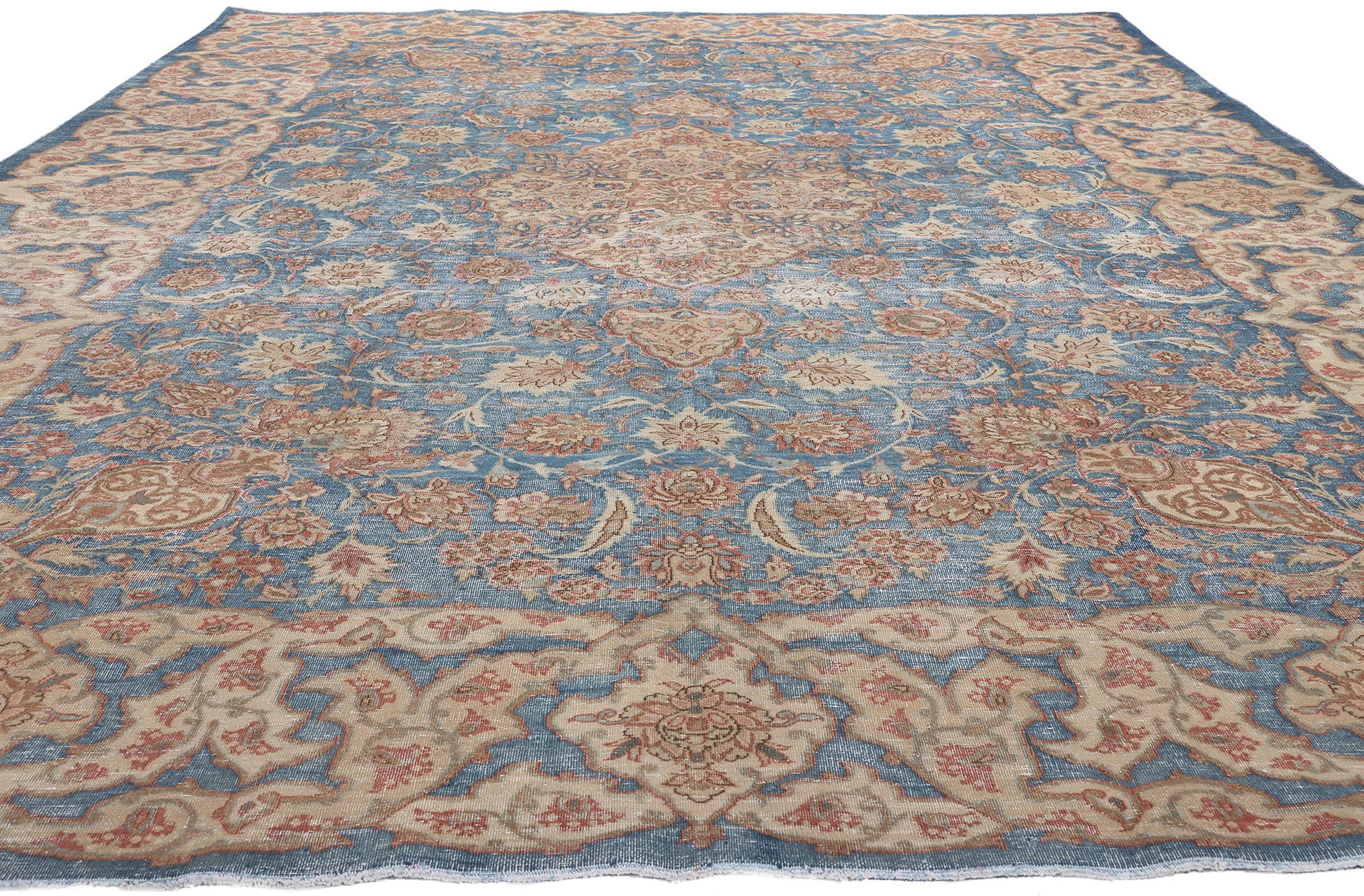 8 x 12 Vintage Persian Isfahan Rug 61251