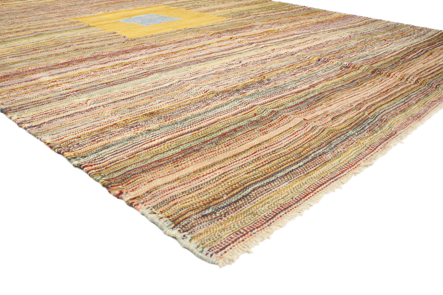 8 x 12 Vintage-Inspired Turkish Kilim Rug 52210