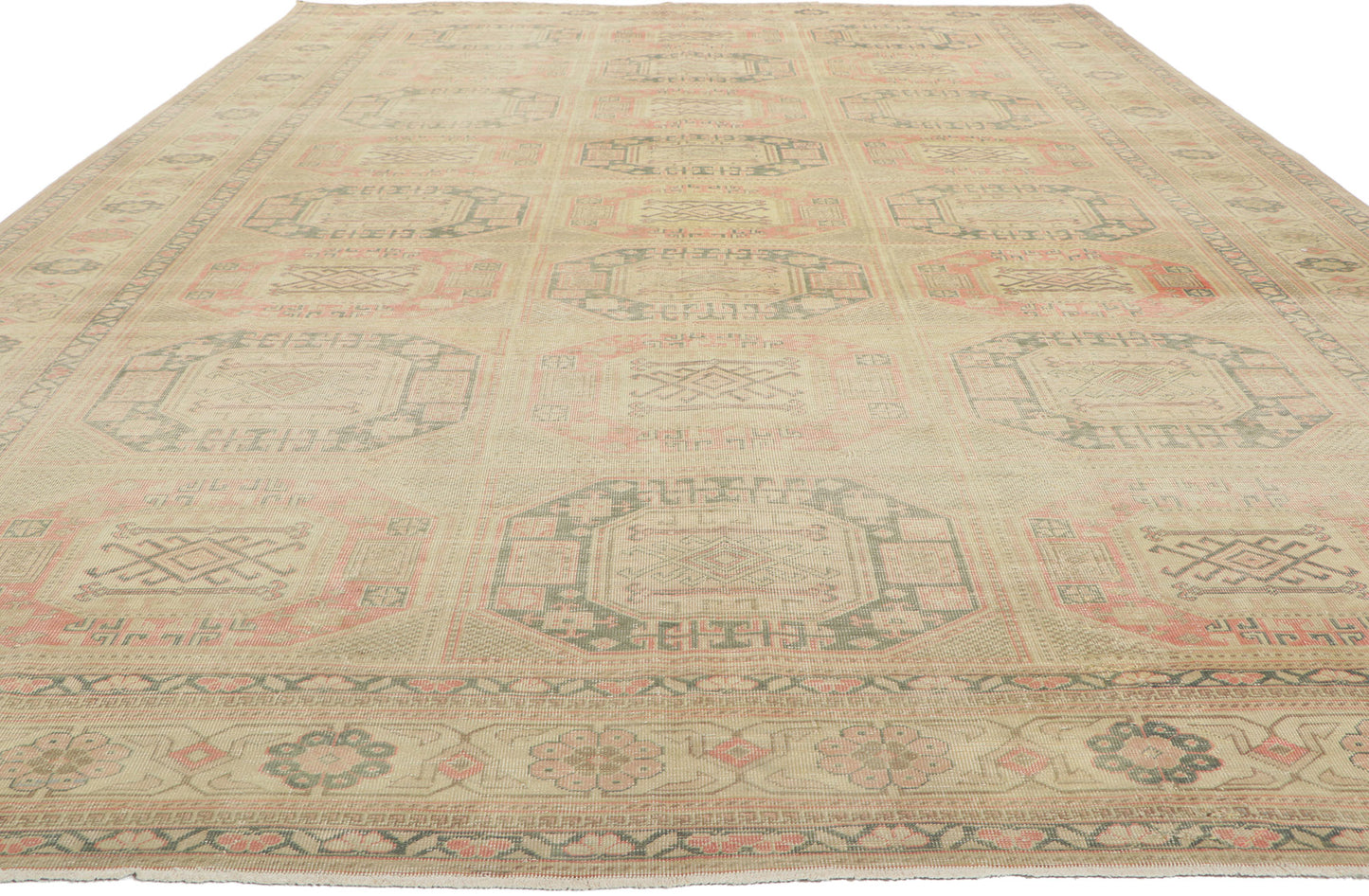 8 x 13 Vintage Turkish Sivas Rug 52140