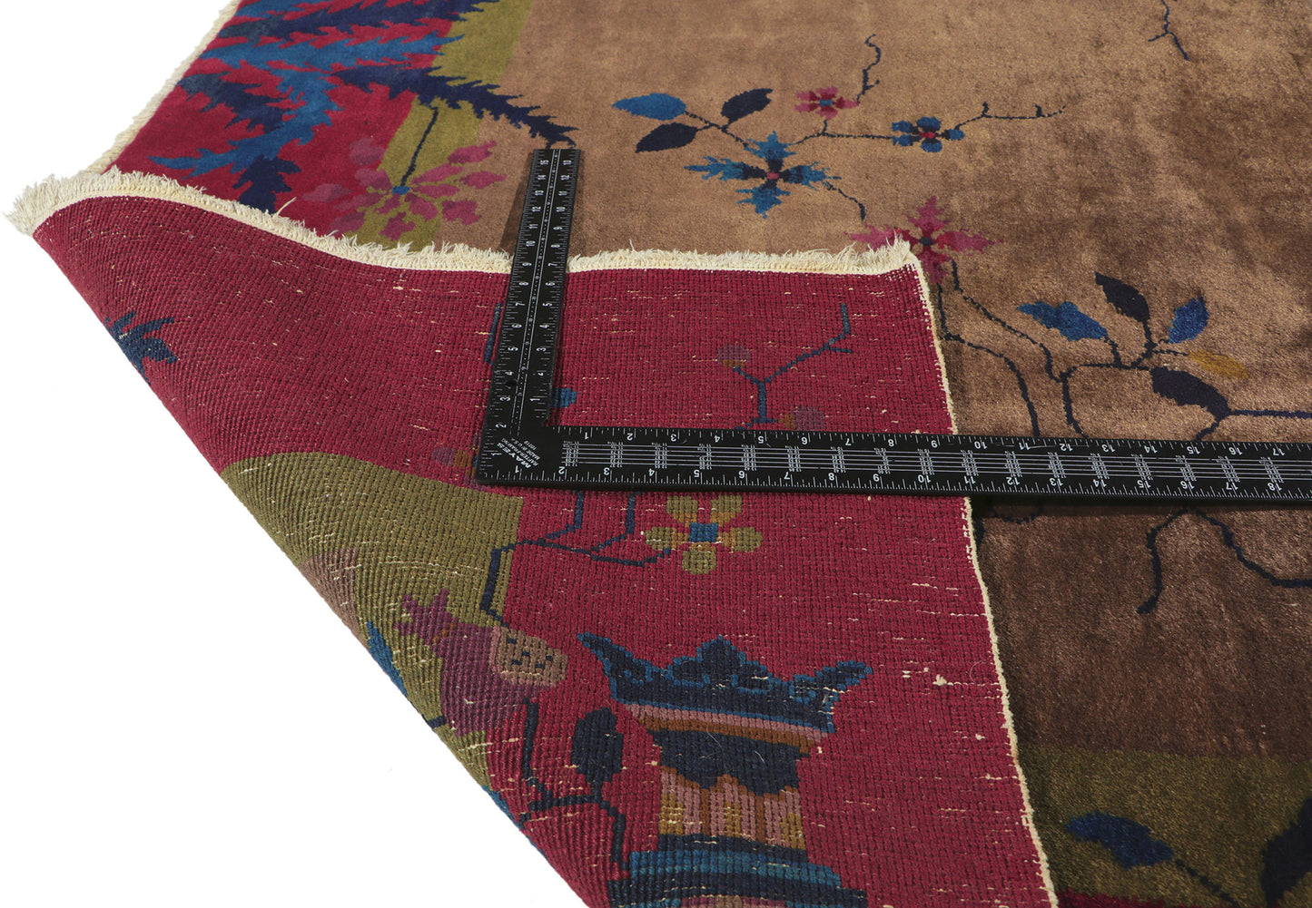 8 x 9 Antique Chinese Art Deco Rug 78303