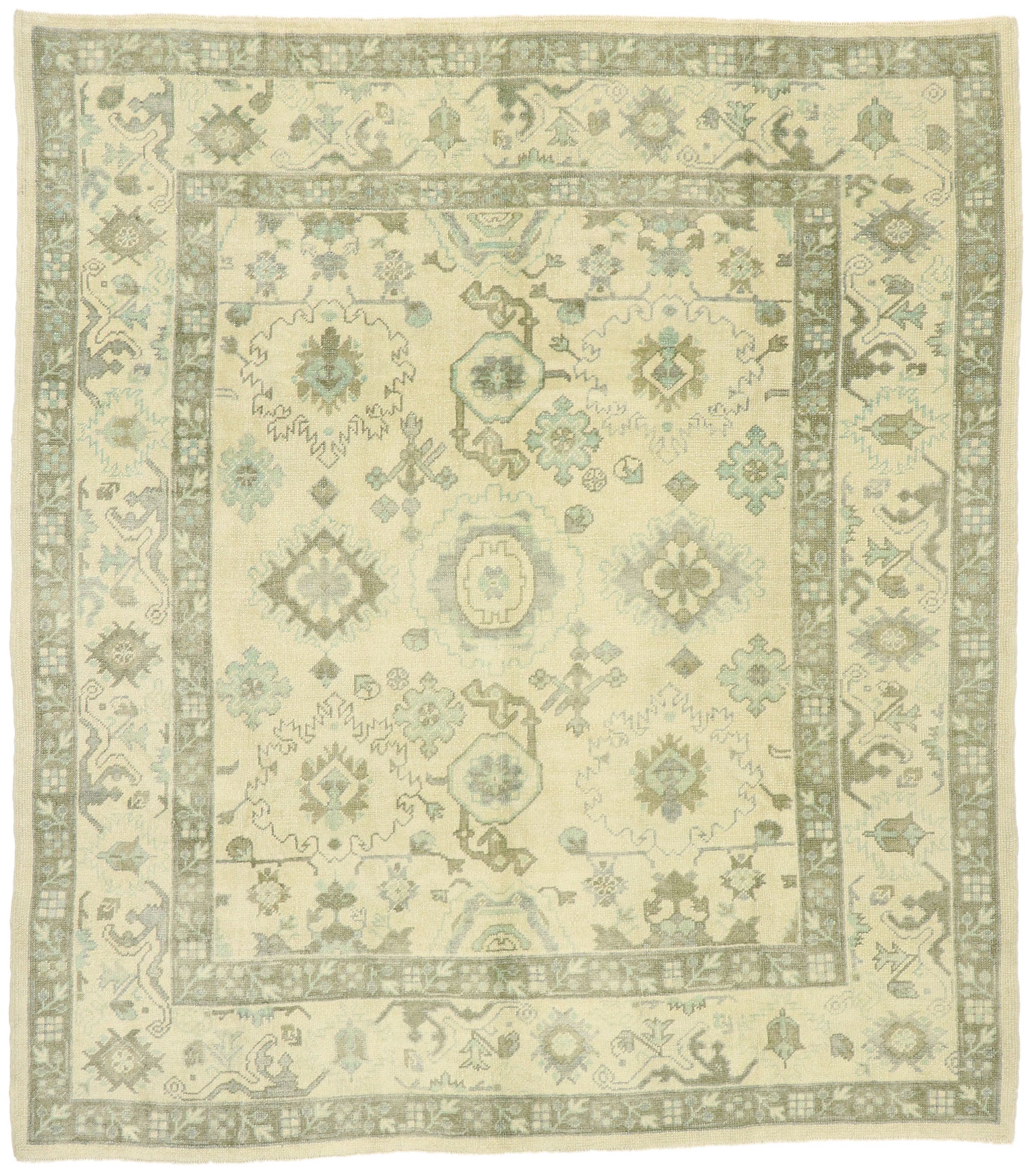 8 x 9 Turkish Oushak Rug 52923