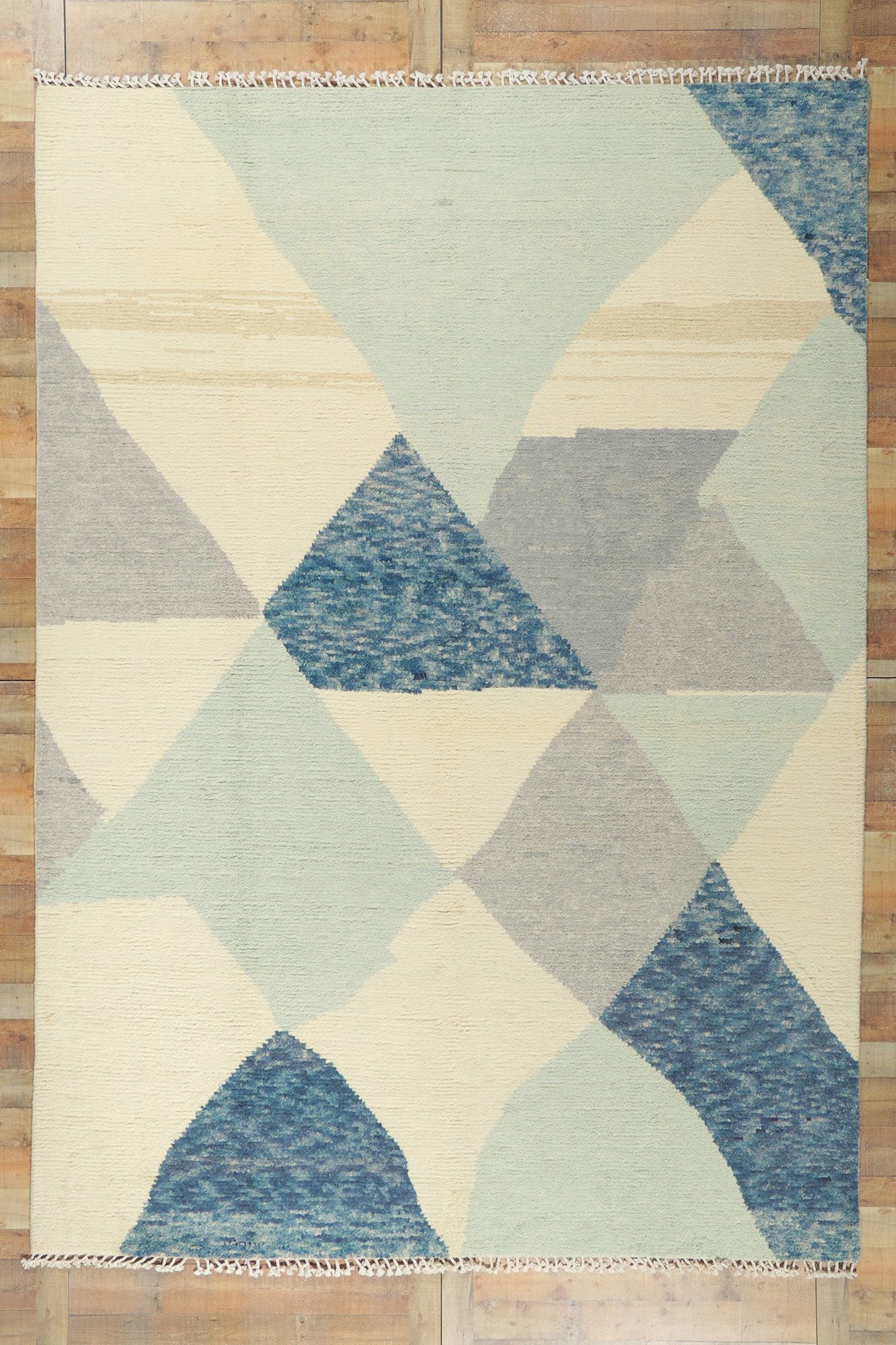 9 x 12 Abstract Moroccan Area Rug 80635