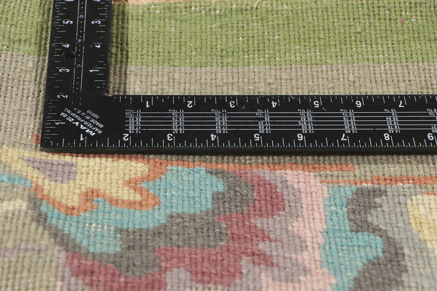 9 x 12 Modern Green Chinese Art Deco Rug 30921