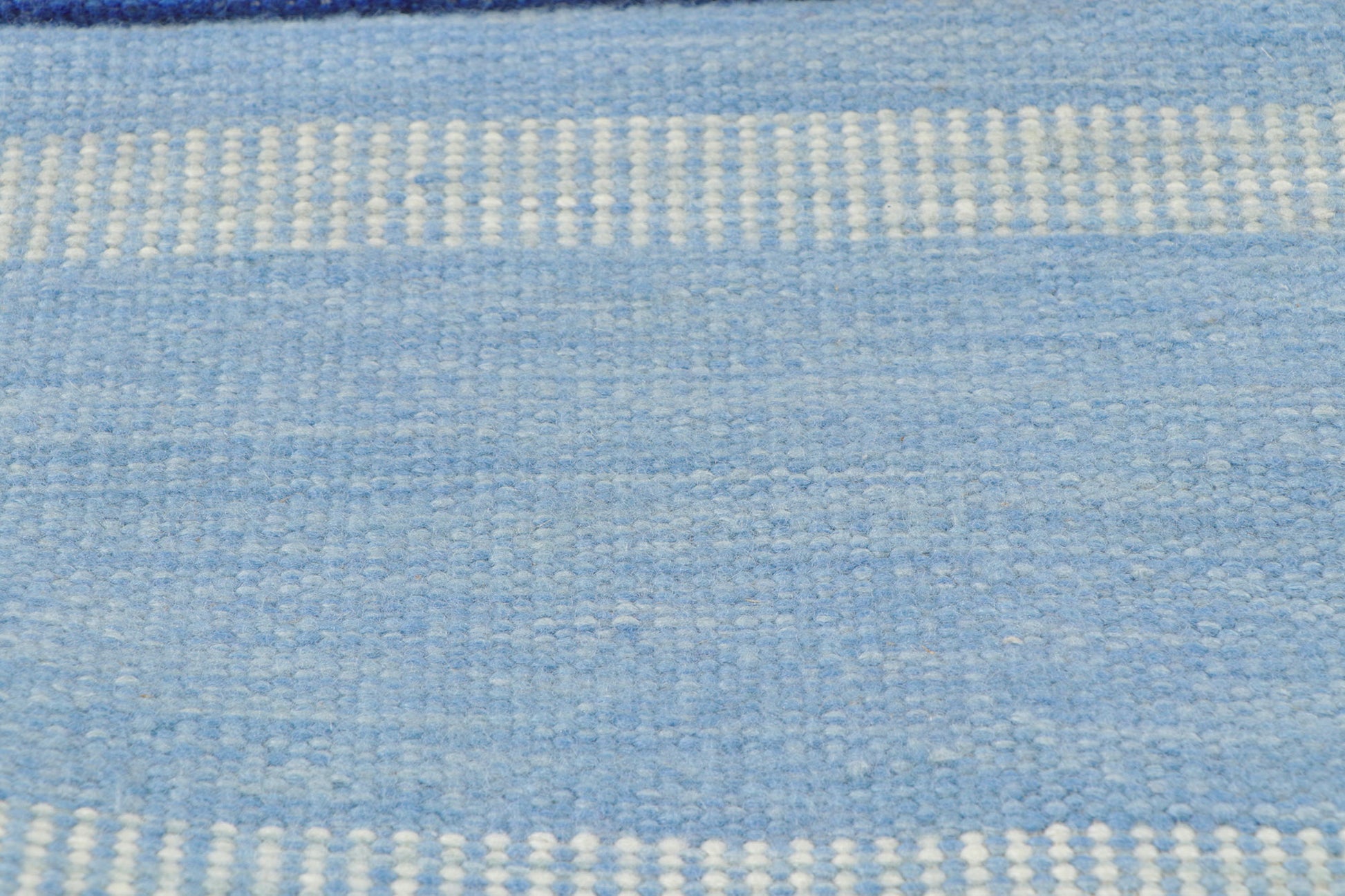 9 x 12 Sky Blue Swedish Inspired Kilim Rug 30967