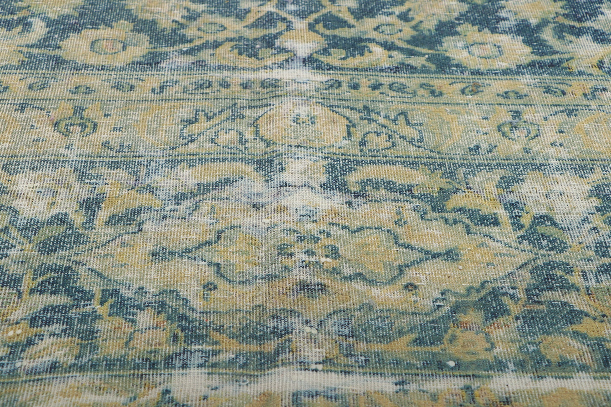 9 x 13 Antique Persian Kerman Rug 76820