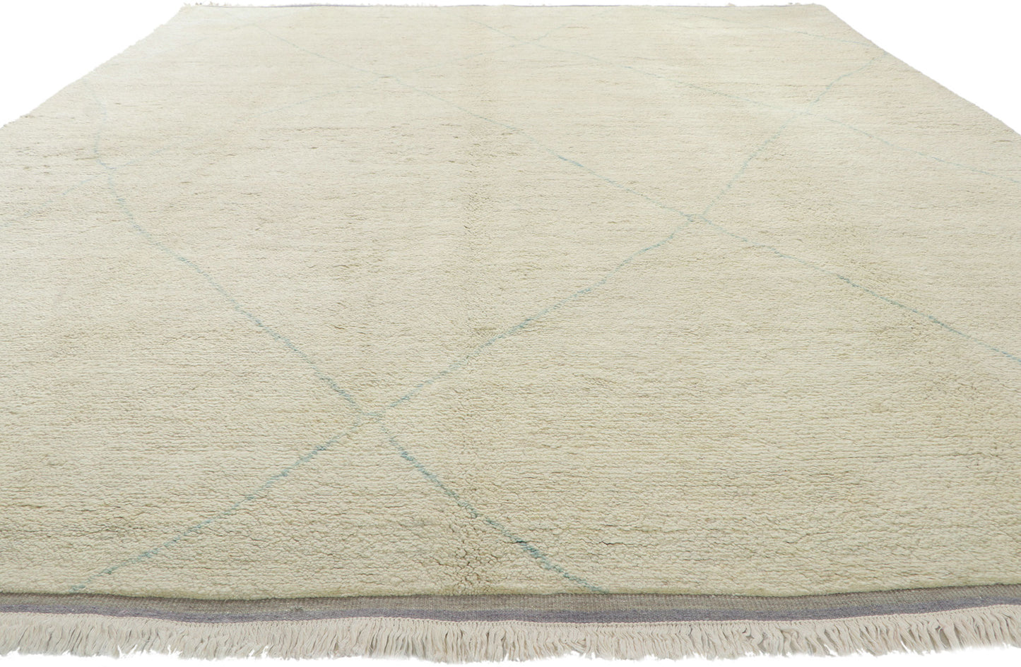 9 x 13 Modern Moroccan Area Rug 30574