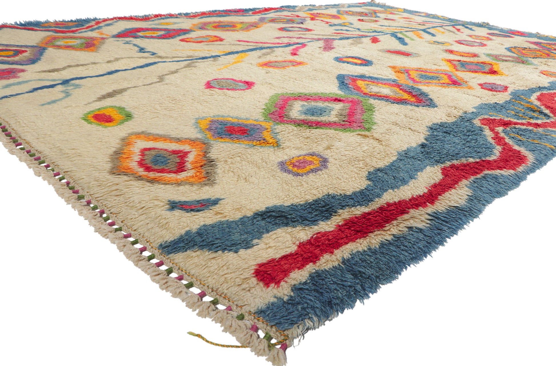 9 x 13 Colorful Turkish Tulu Rug 51869