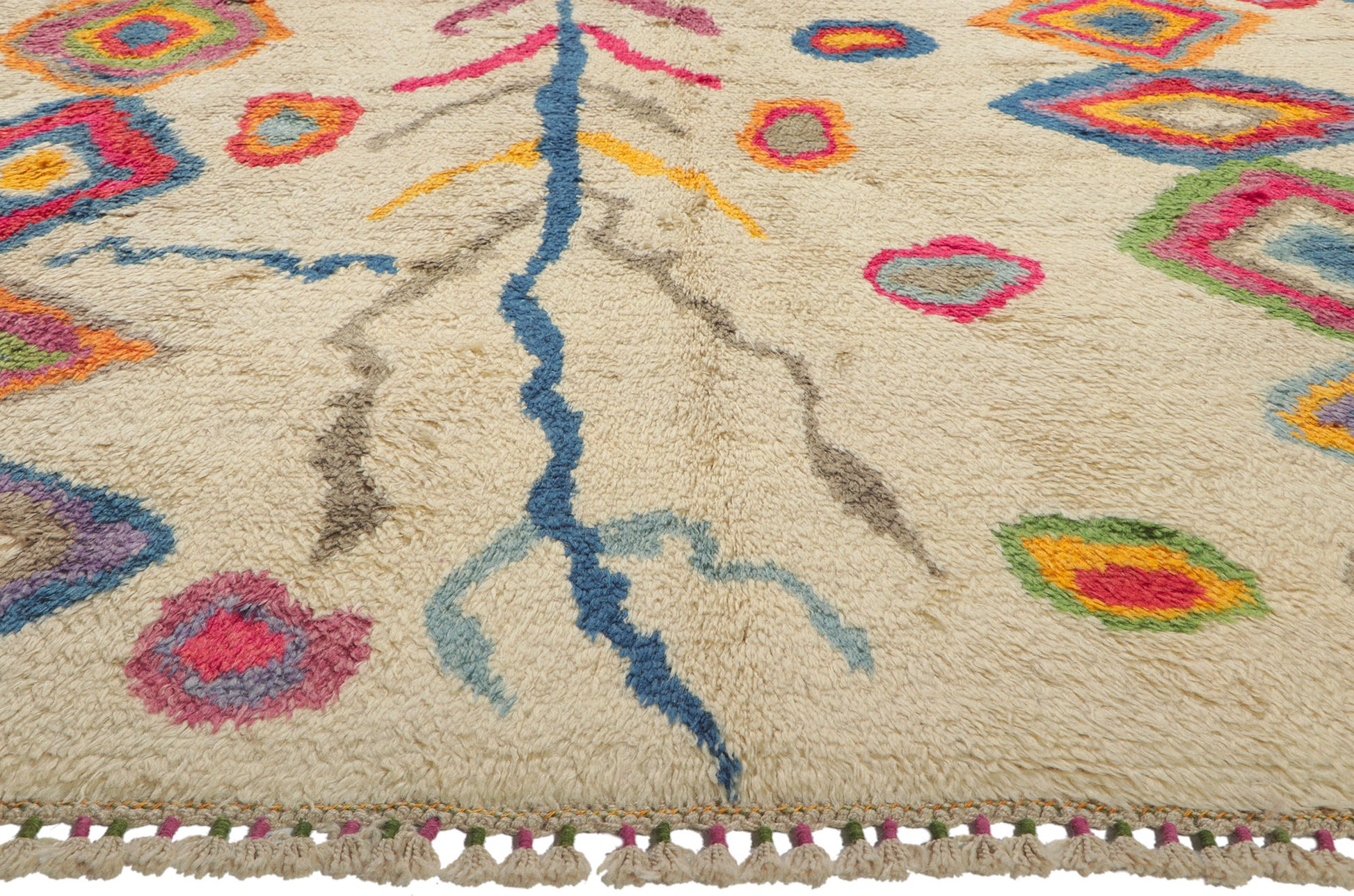 9 x 13 Colorful Turkish Tulu Rug 51869