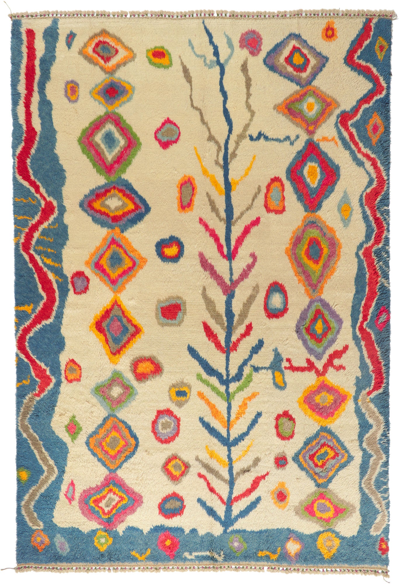 9 x 13 Colorful Turkish Tulu Rug 51869