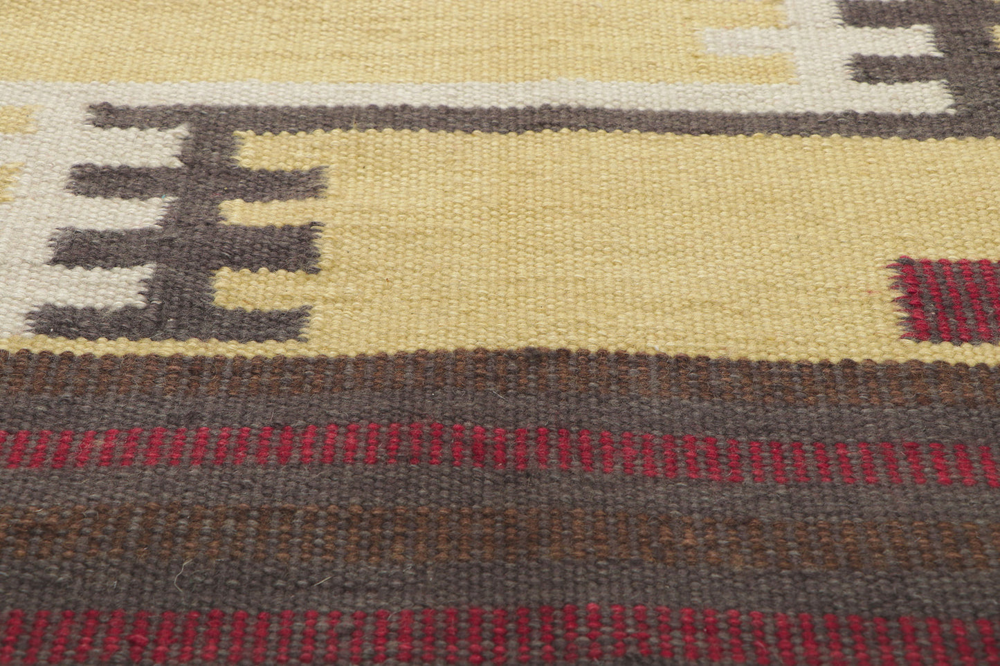 9 x 12 Scandinavian Modern Swedish Inspired Kilim Rug 30961