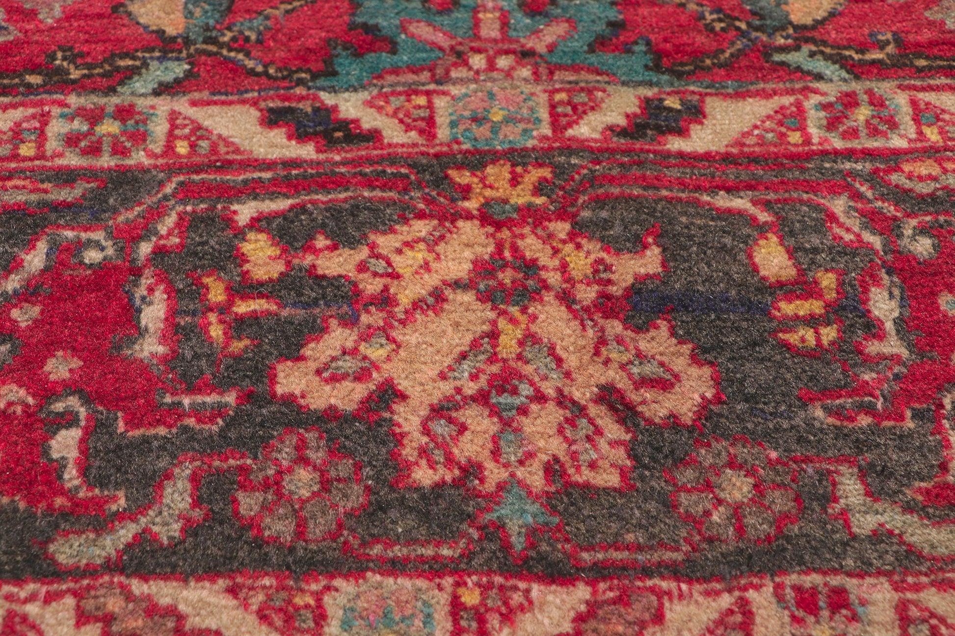 7 x 10 Vintage Persian Tabriz Rug 60715