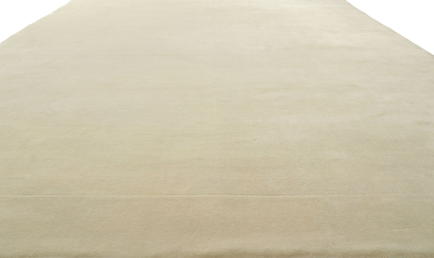 9 x 12 Contemporary Ivory Area Rug 30756