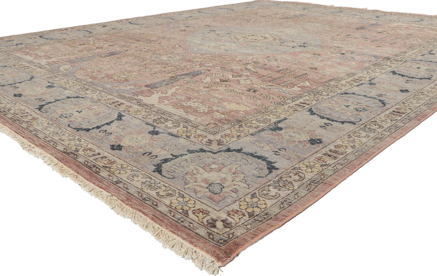9 x 12 Vintage-Inspired Distressed Rug 30777