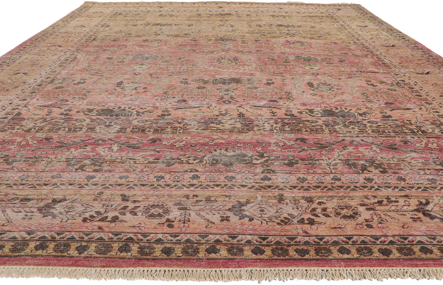 9 x 12 Vintage-Inspired Distressed Rug 30778
