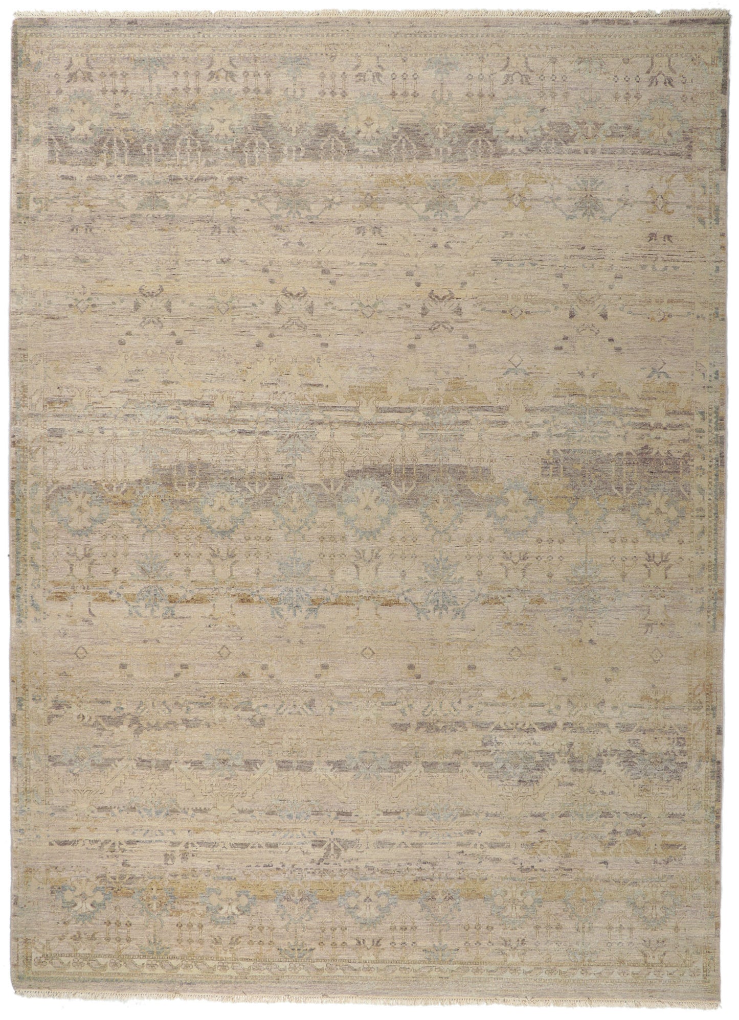 9 x 12 Vintage-Inspired Distressed Rug 30781
