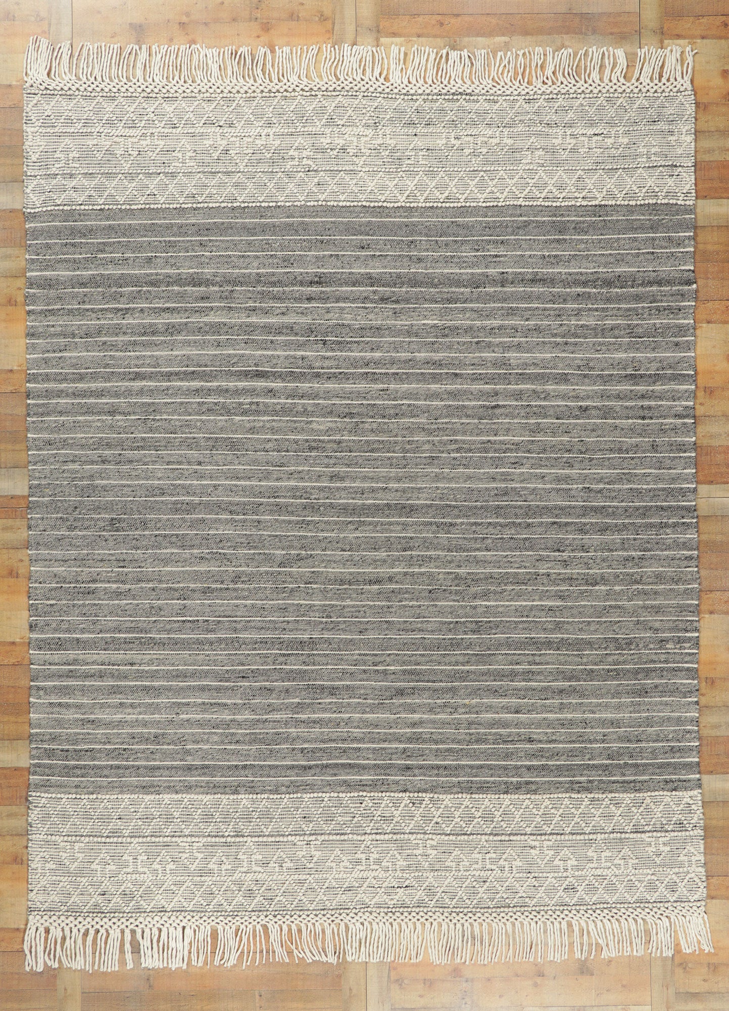9 x 12 Handwoven Textured Jute Rug 30903