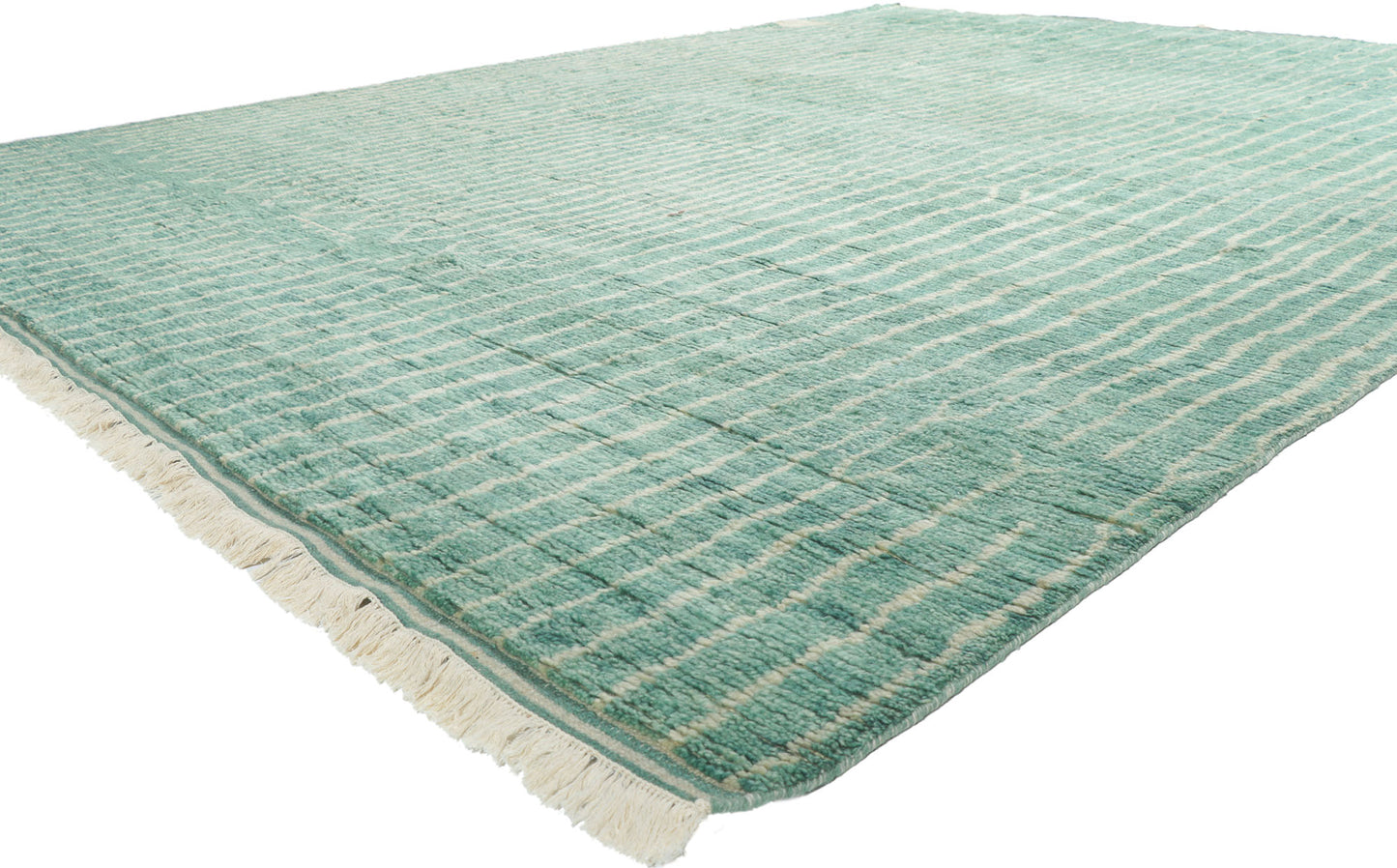 9 x 12 Teal Moroccan Area Rug 30774