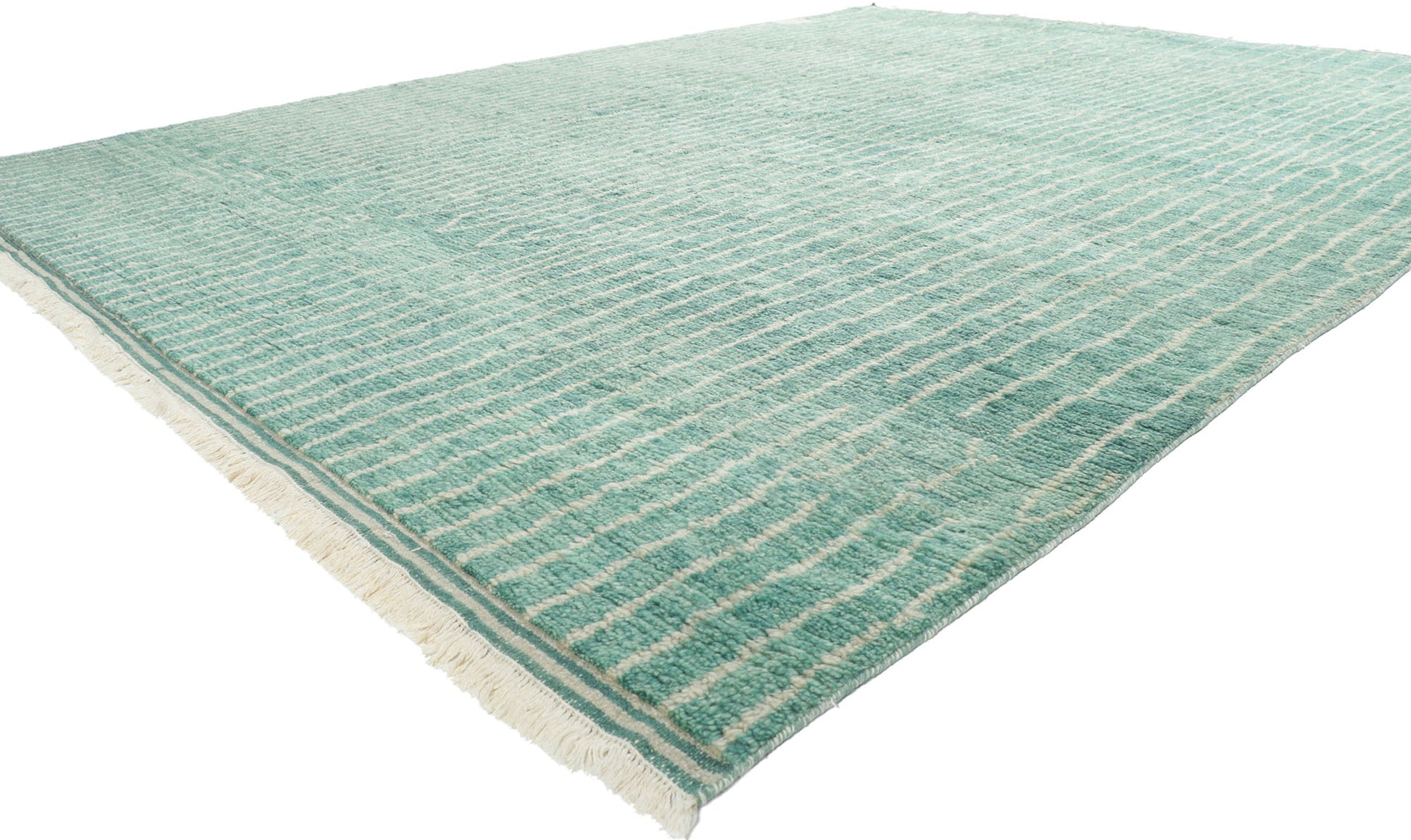 9 x 12 Teal Moroccan Area Rug 30775