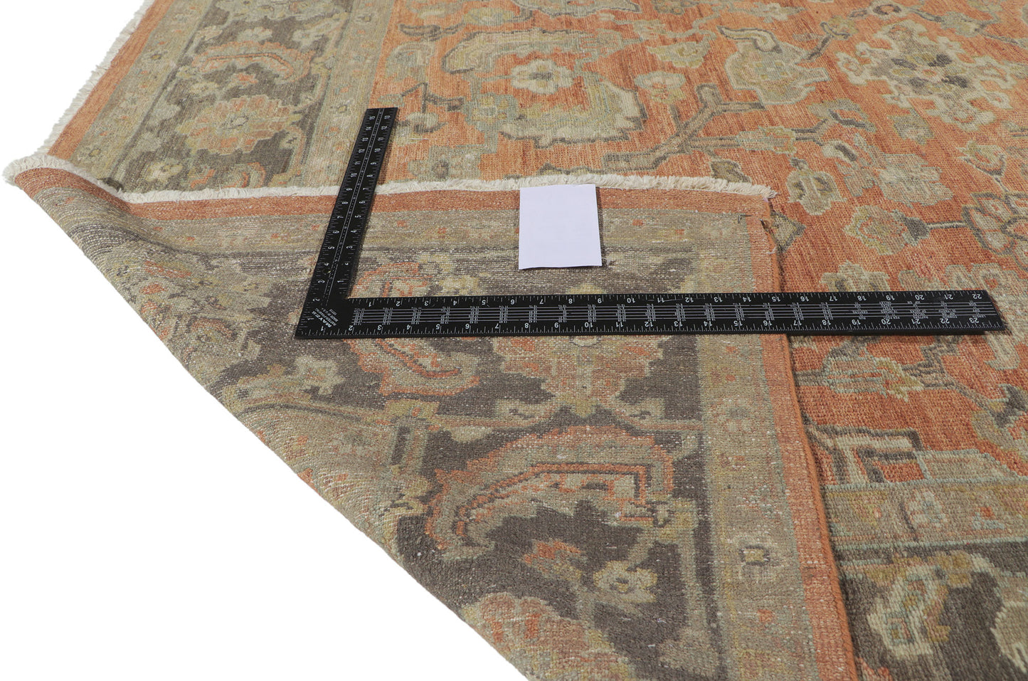 9 x 12 Vintage-Inspired Oushak Rug 30835