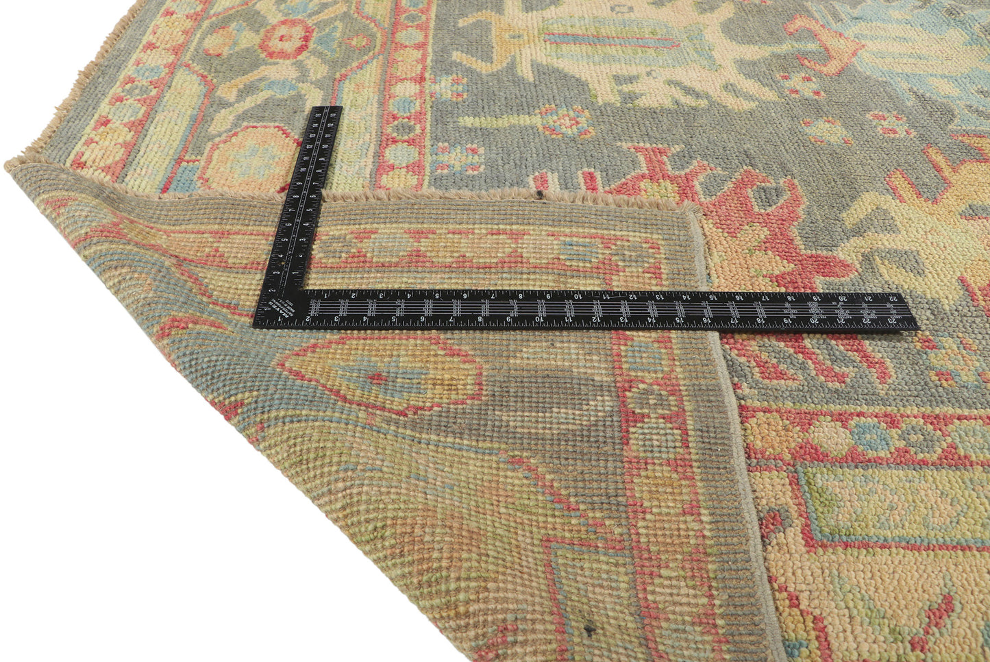 9 x 12 Colorful Oushak Rug 80736