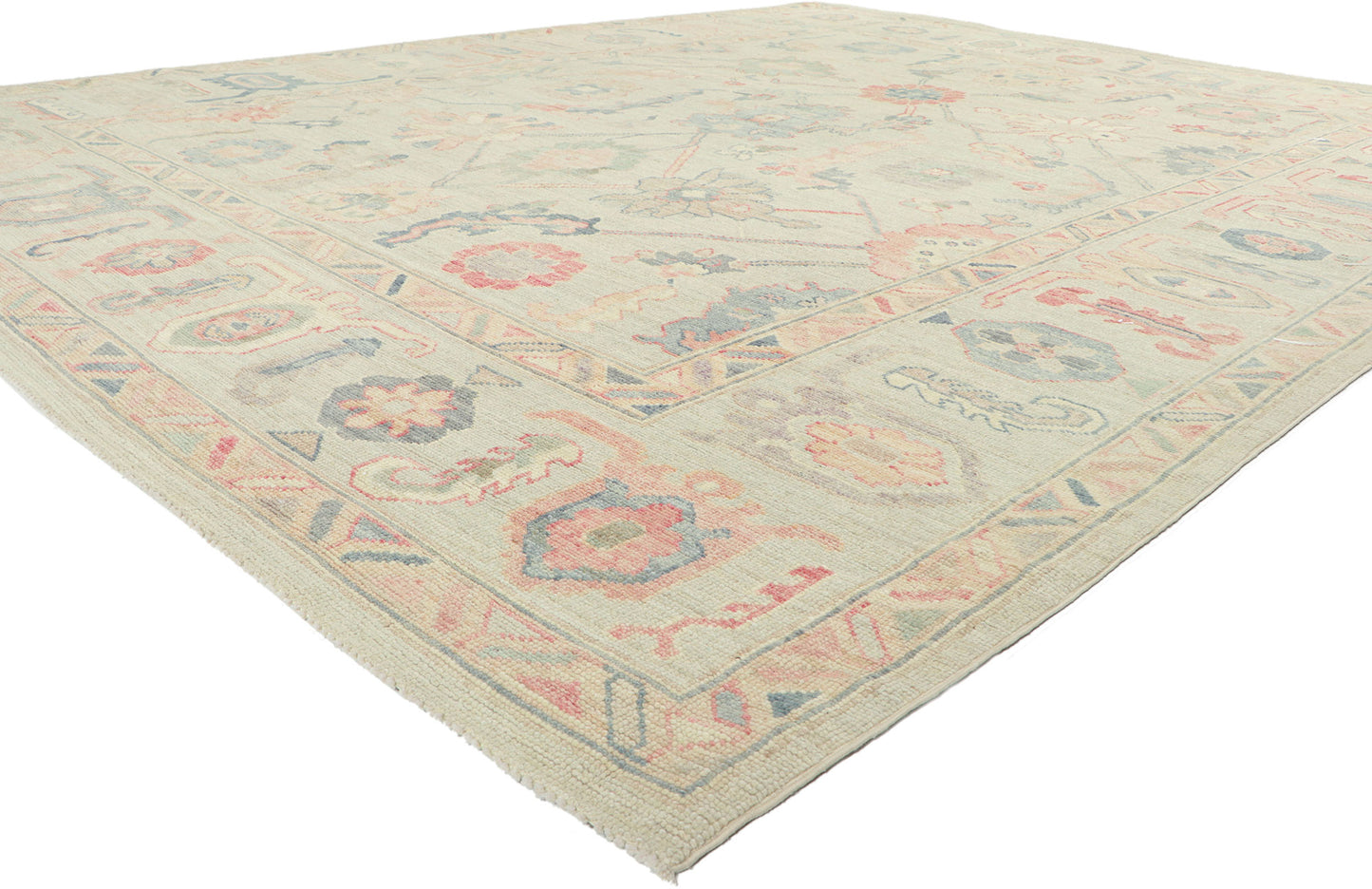 9 x 12 Colorful Oushak Rug 80904