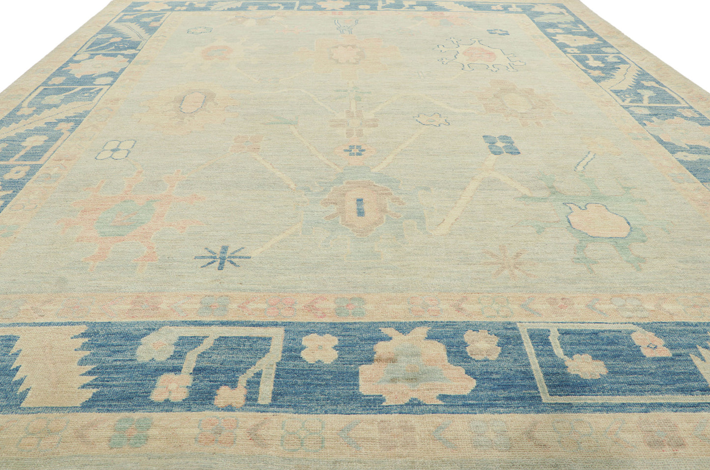 9 x 12 Colorful Oushak Rug 80905