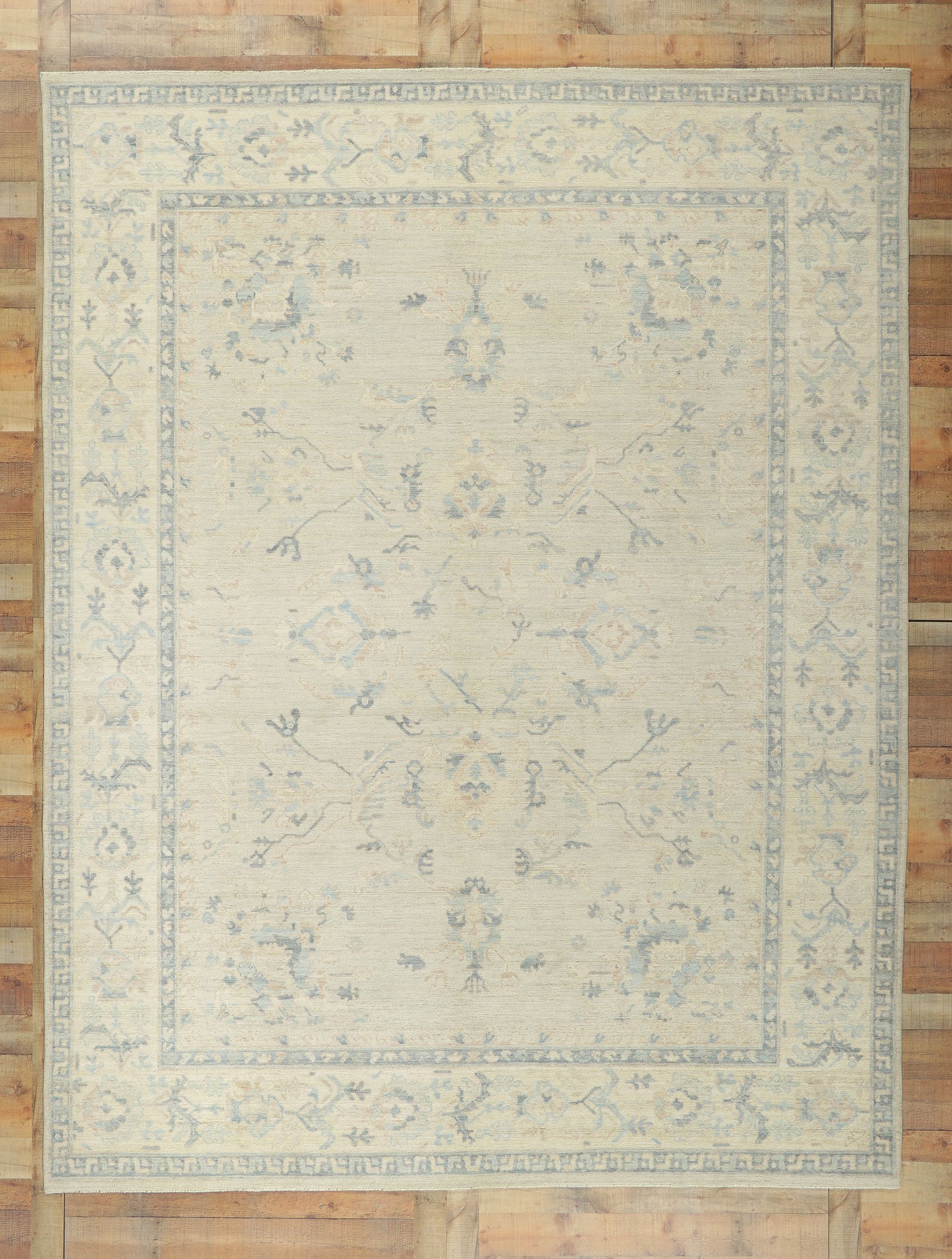 9 x 12 Vintage-Inspired Oushak Rug 80909