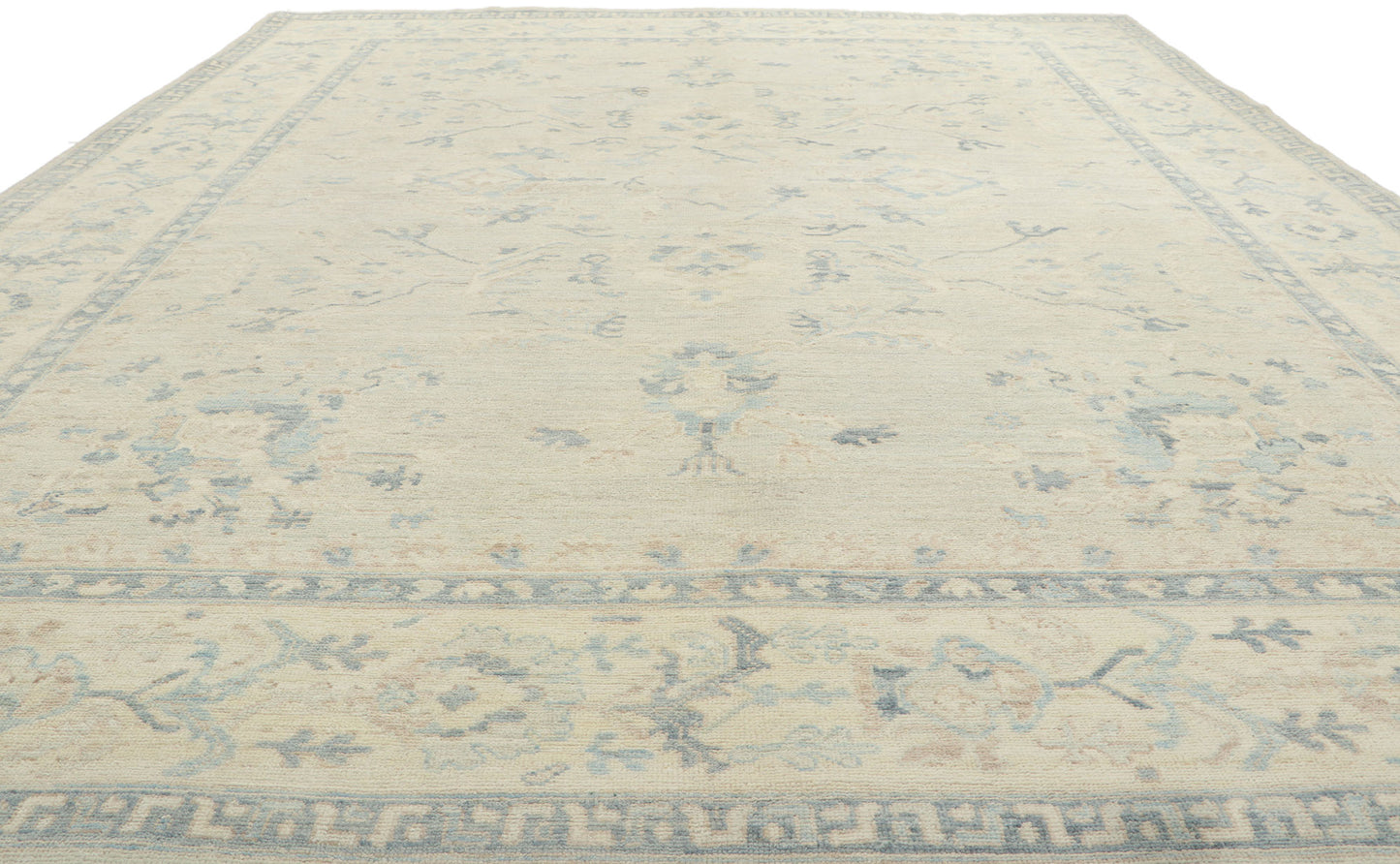 9 x 12 Vintage-Inspired Oushak Rug 80909