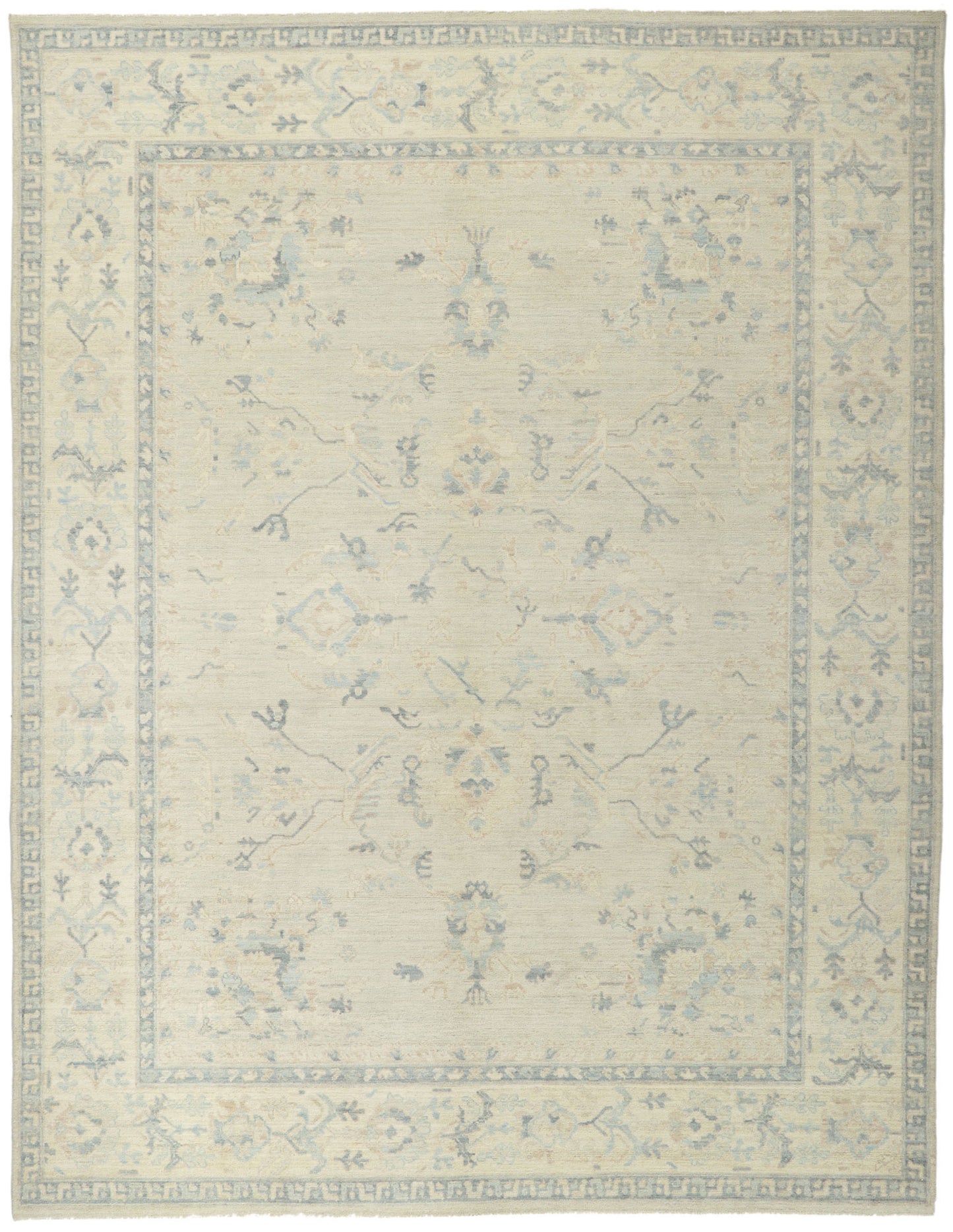 9 x 12 Vintage-Inspired Oushak Rug 80909