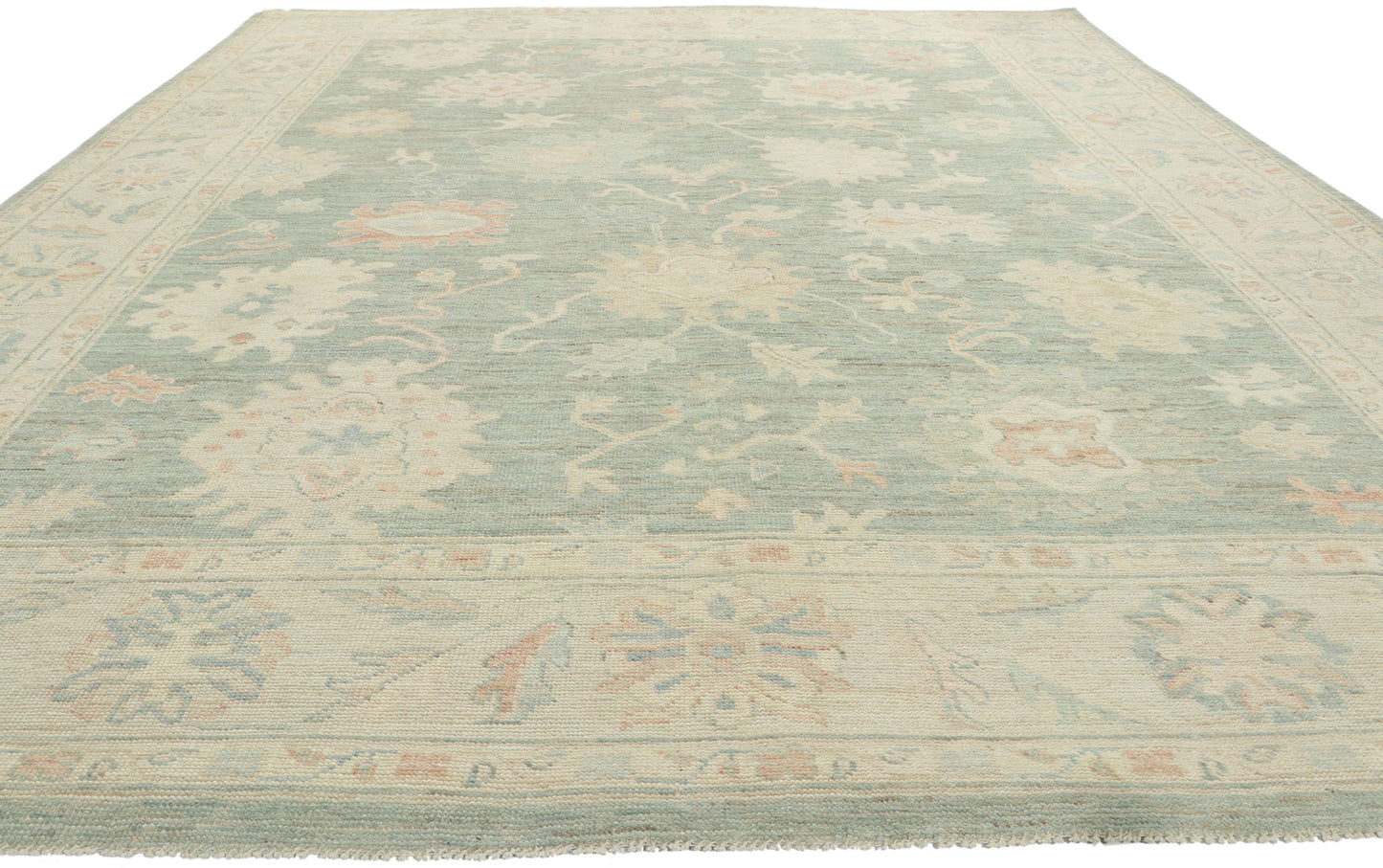 9 x 12 Vintage-Inspired Oushak Rug 80911