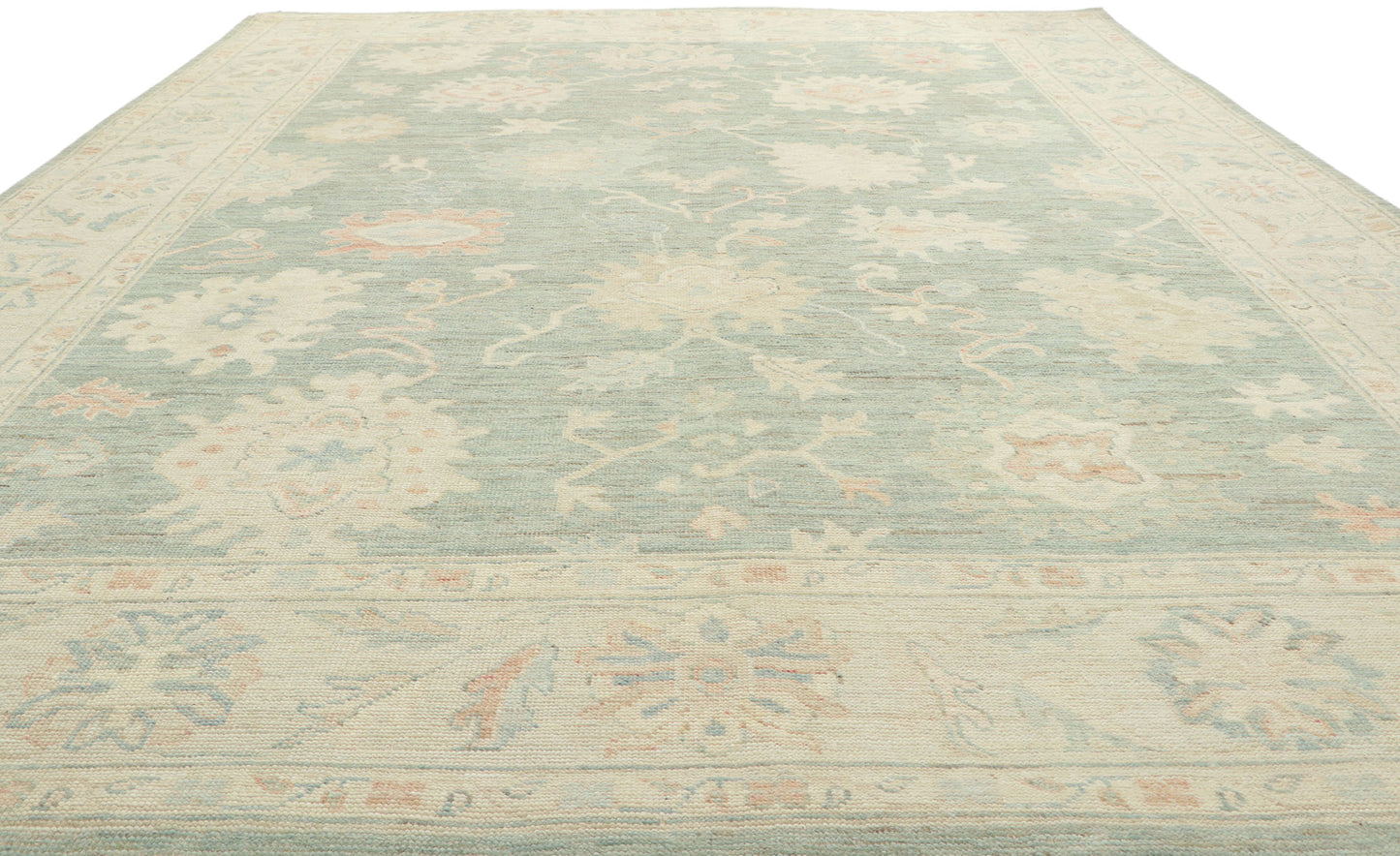 9 x 12 Vintage-Inspired Oushak Rug 80911