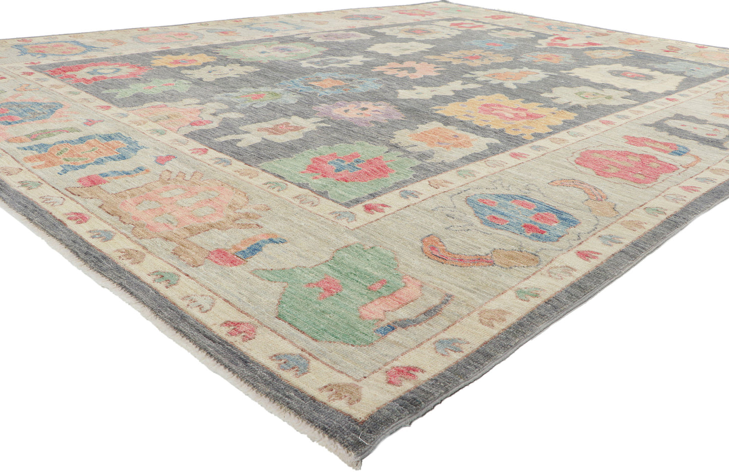 9 x 12 Colorful Oushak Rug 80957