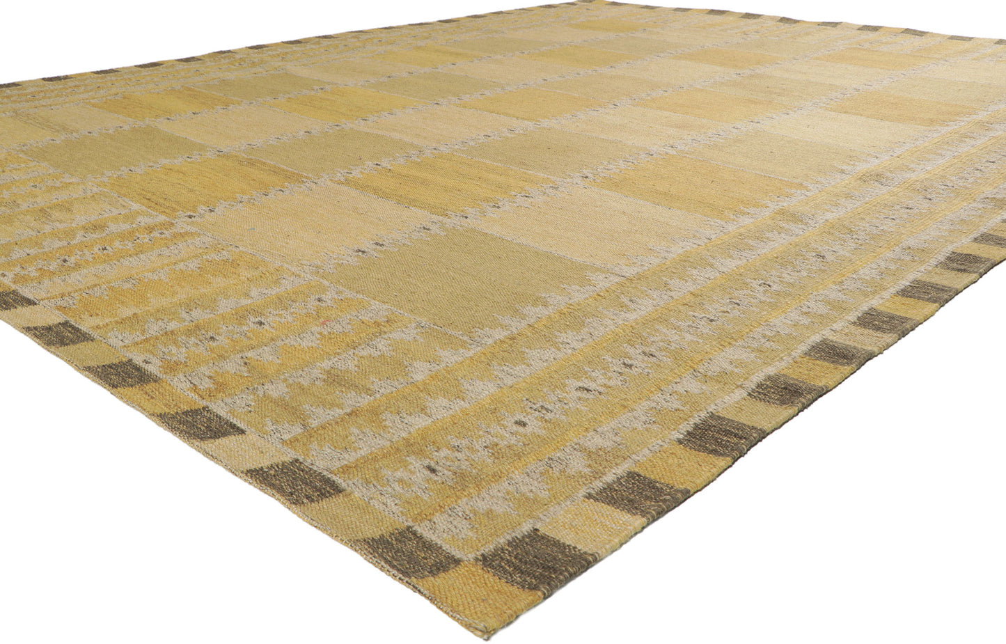 9 x 12 Scandinavian Modern Swedish Inspired Kilim Rug 30801