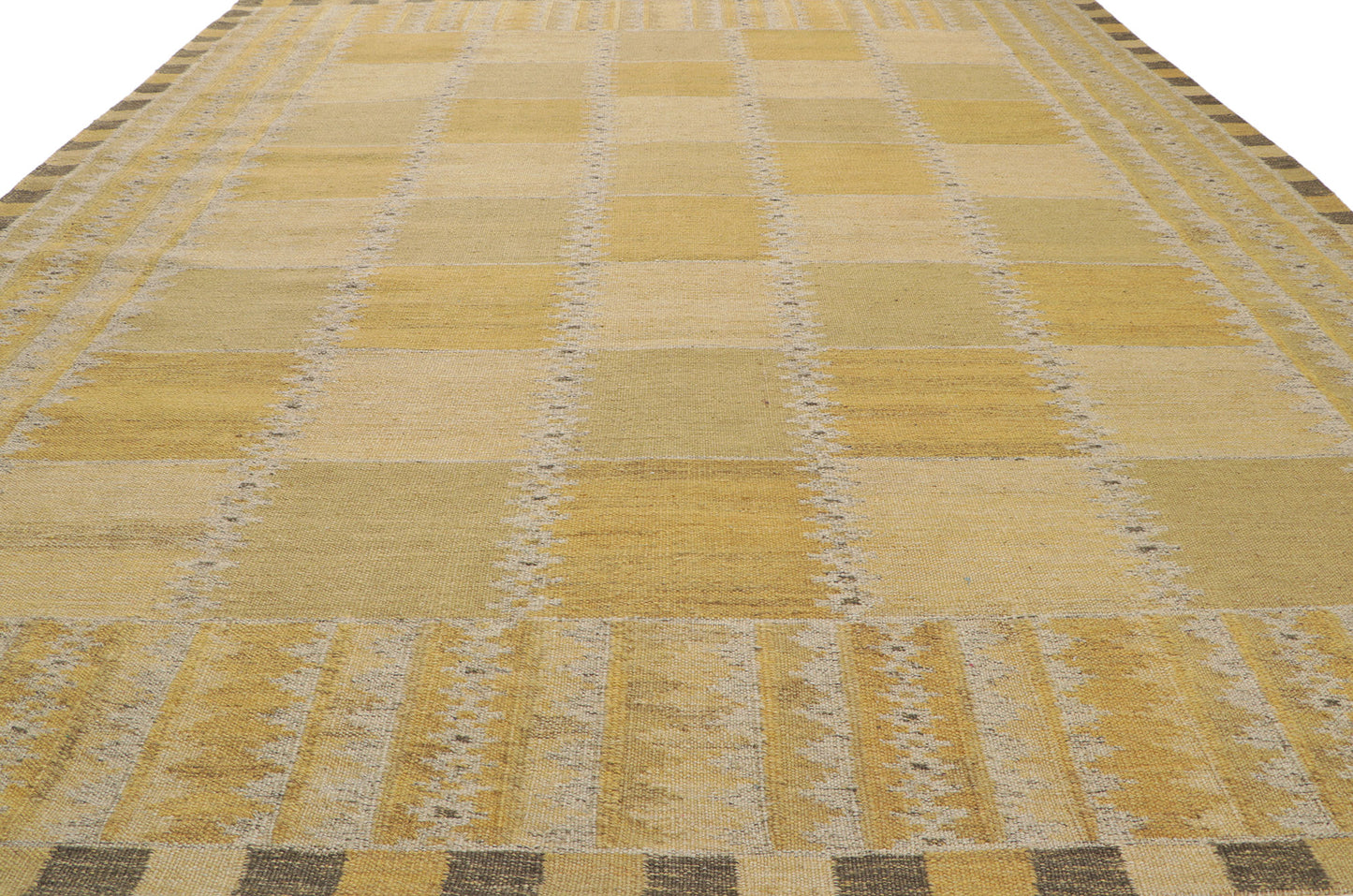 9 x 12 Scandinavian Modern Swedish Inspired Kilim Rug 30801