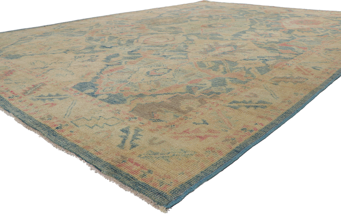 9 x 13 Colorful Oushak Rug 80727