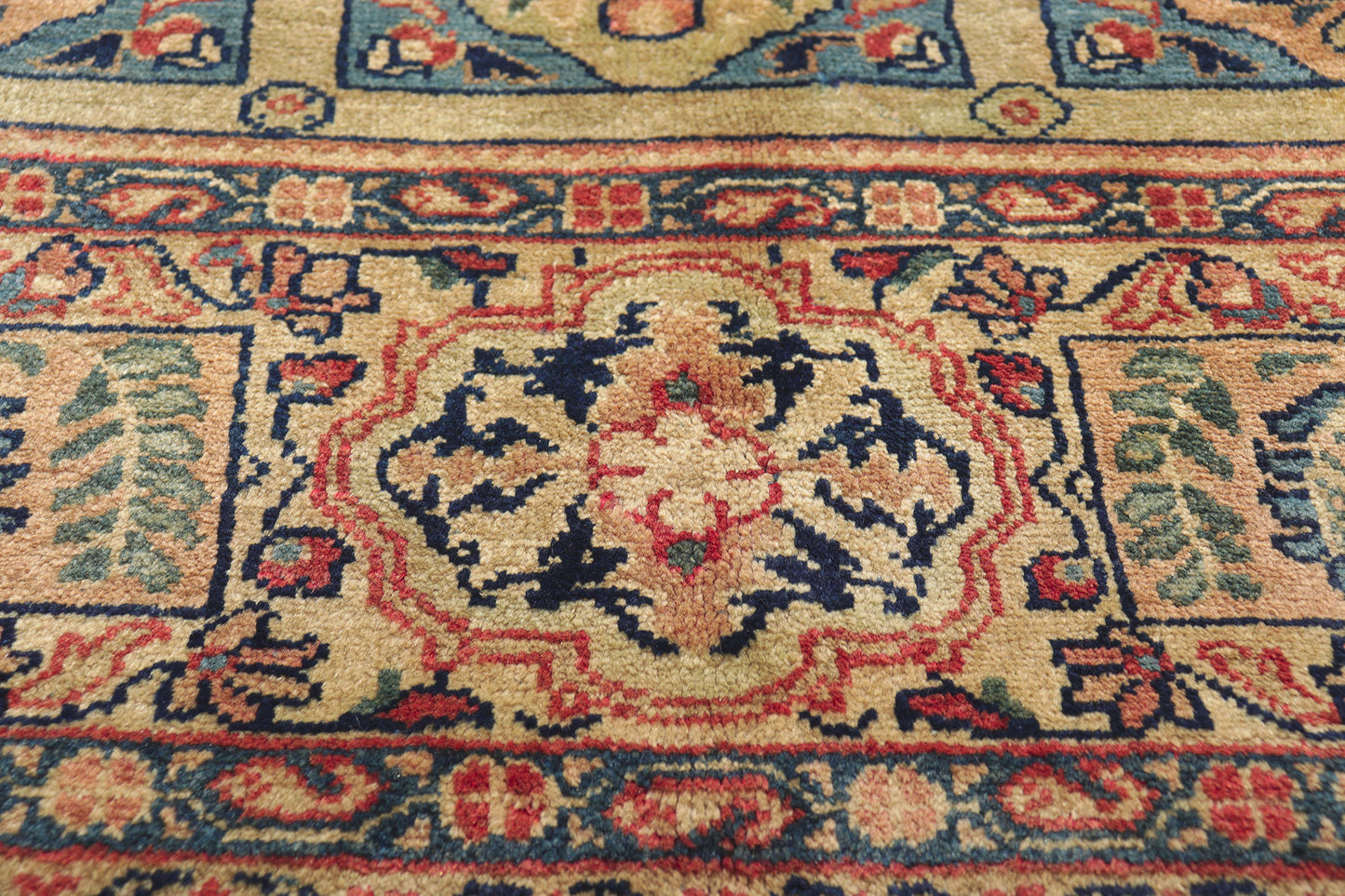 9 x 13 Vintage Persian Mahal Rug 61198