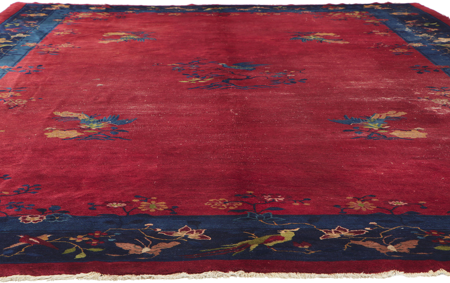 9 x 15 Antique Chinese Peking Rug 78313