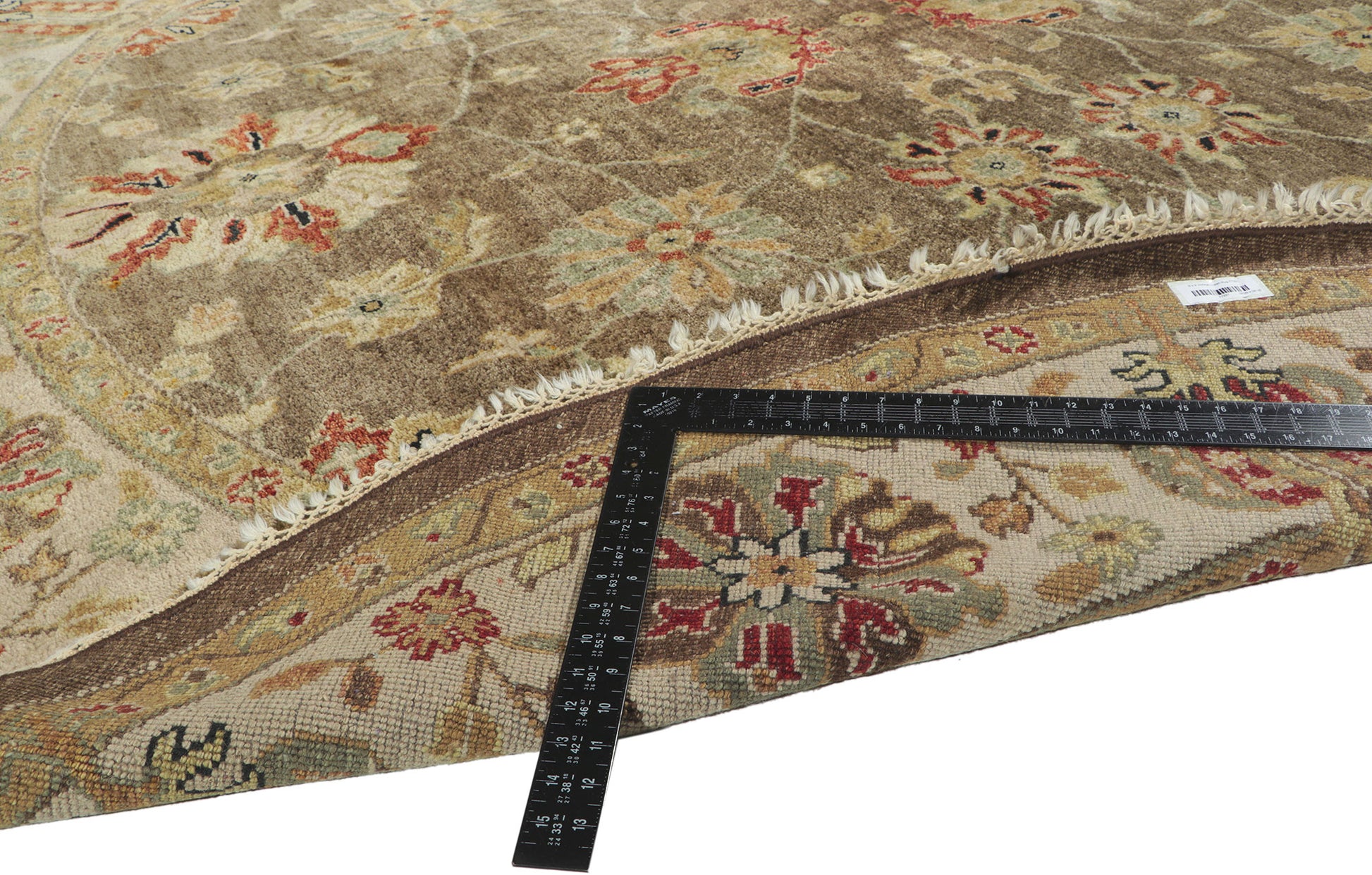 9 x 9 Vintage Indian Round Area Rug 77297