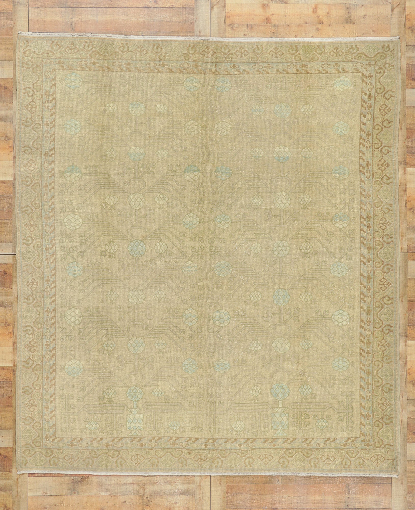 9 x 10 Turkish Khotan Rug 51624
